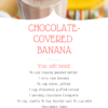 Chocolate Covered Banana | Juice Plus +